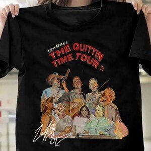 Zach Bryan Quittin Time Tour 2024 Retro Bootleg Merch T-Shirt 51